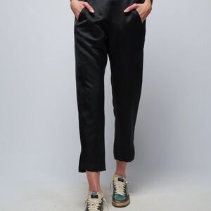 Zero + Maria Cornejo Black Ankle Pants